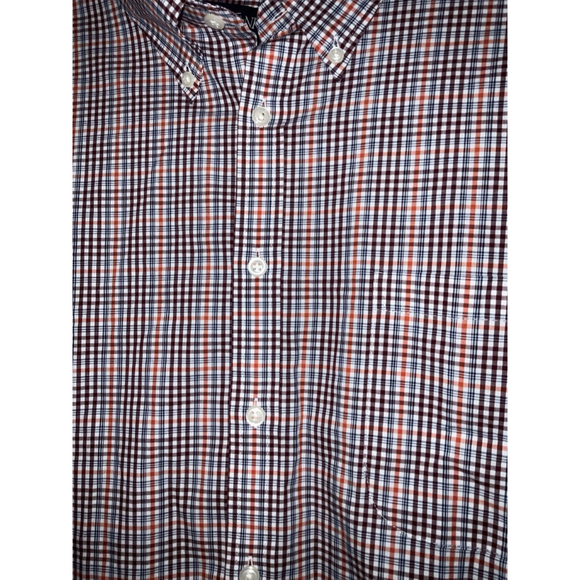 Jos A Bank Tailored Fit Long Sleeve Button Down Shirt Men's XL Plaid - Picture 3 of 11